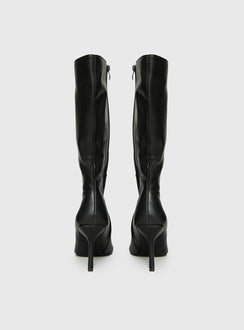 Elodiee Knee High Boots Black