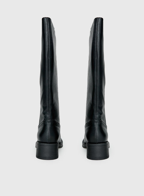 Madisson Knee High Boots Black