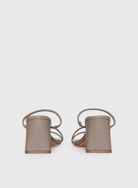 Billini Yazmin 2.0 Heels Dark Taupe