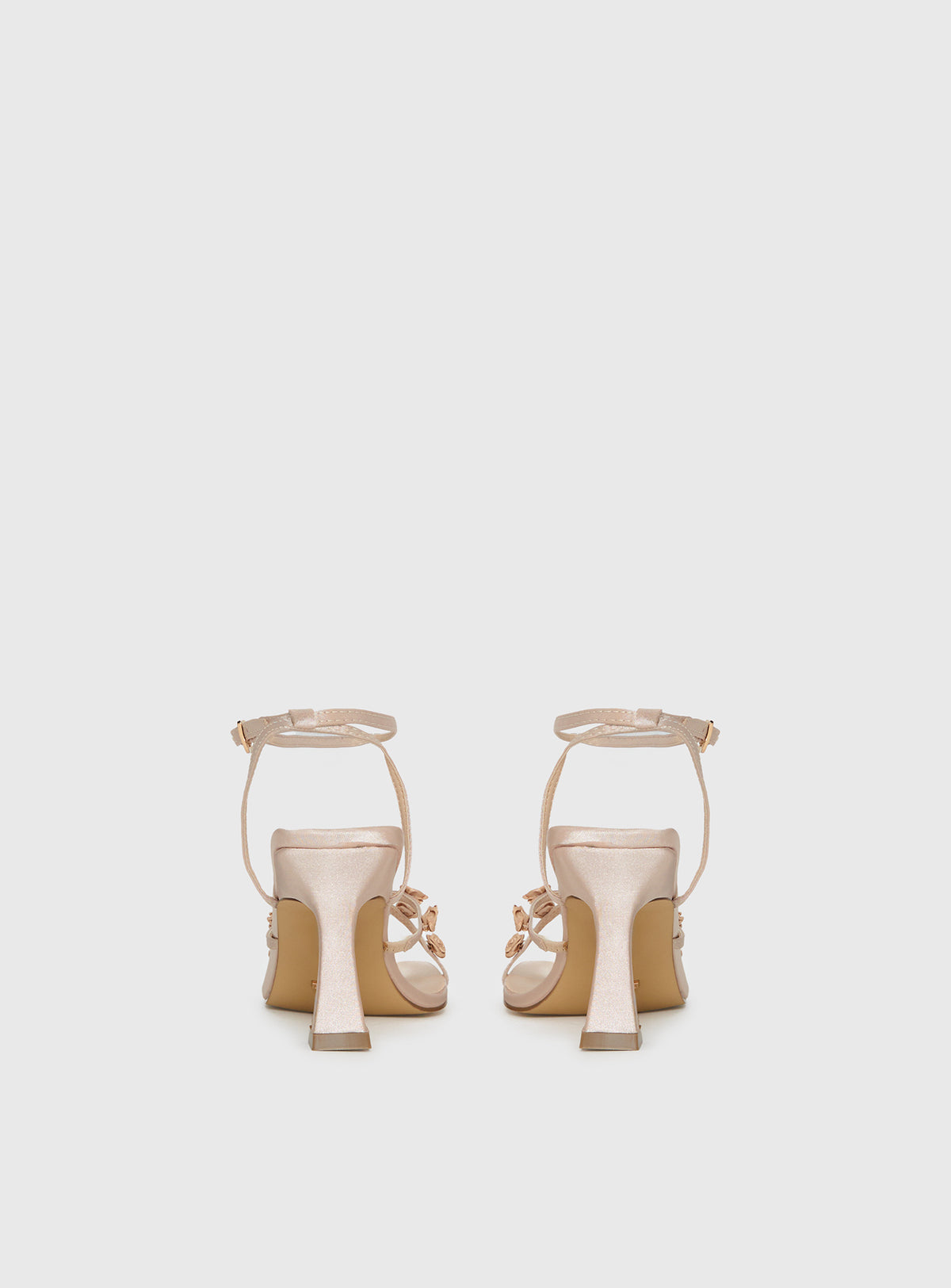Billini Brynlee Heels Champagne Satin