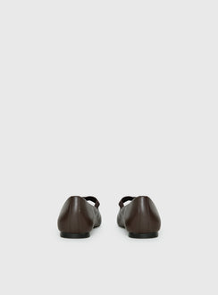Zevra Sporty Ballet Flats Brown