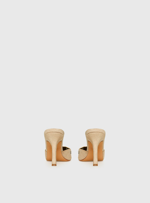 Charisma Pointed Toe Heels Taupe