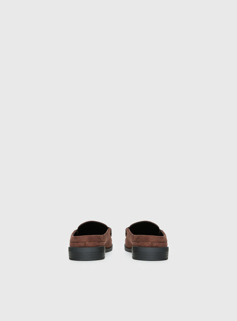 Therapy Atticus Faux Suede Slip On Loafer Brown