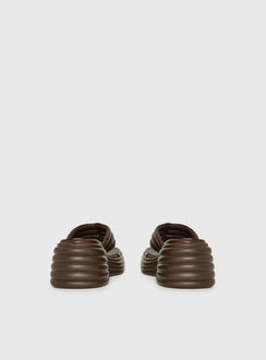 Therapy Flames Platform Sandals Brown
