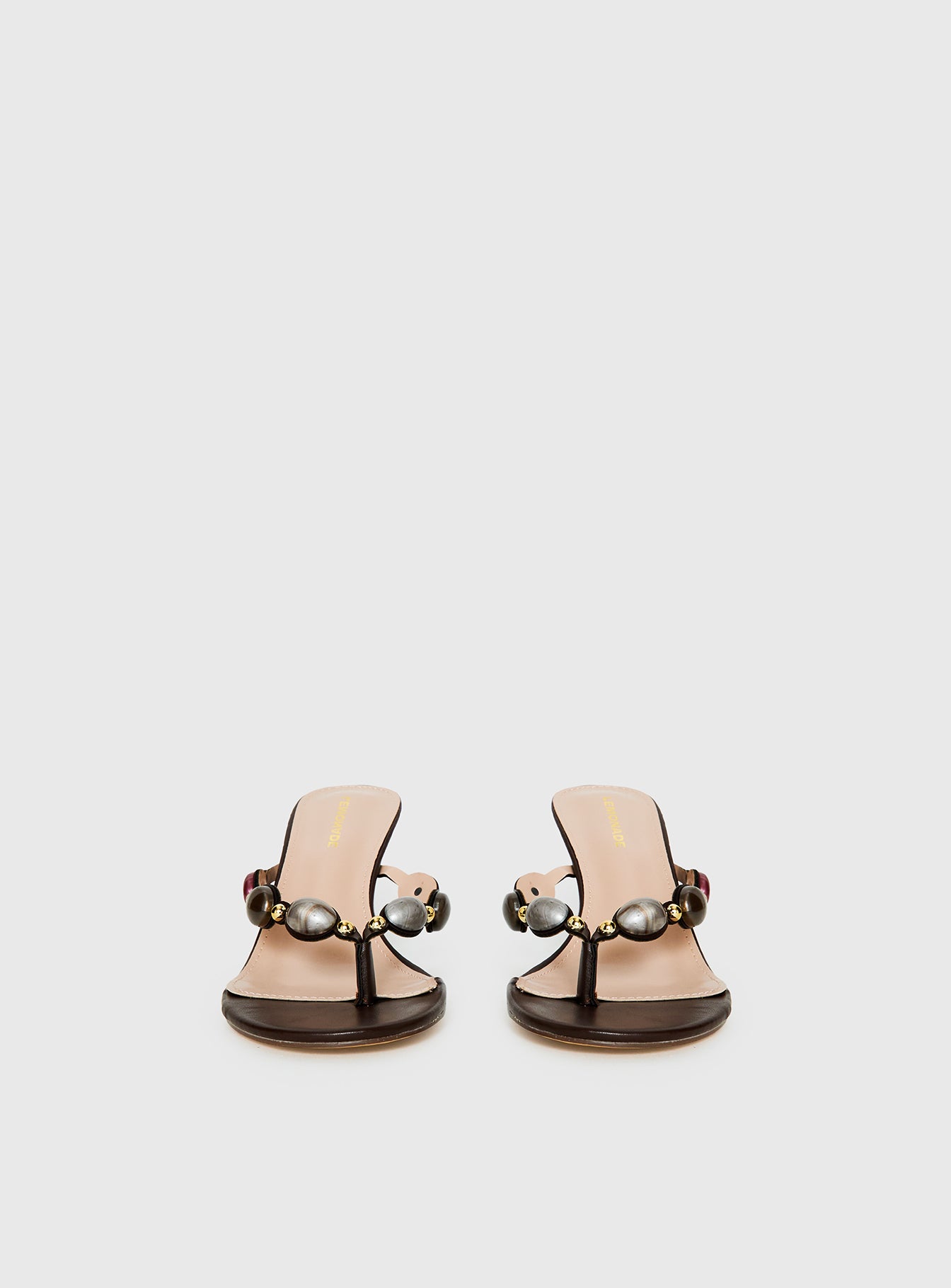 Nina Bead Heels Chocolate