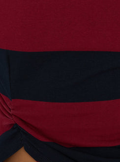 In Transit Tee Red Stripe