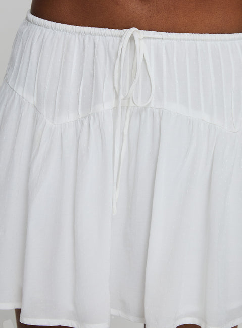 product Princess Polly Cherry On Top Mini Skirt White Mini Skirts Skirts 
