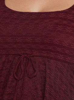 Auroraah Frill Top Cherry Curve