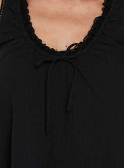 Antiquity Swing Mini Dress Black