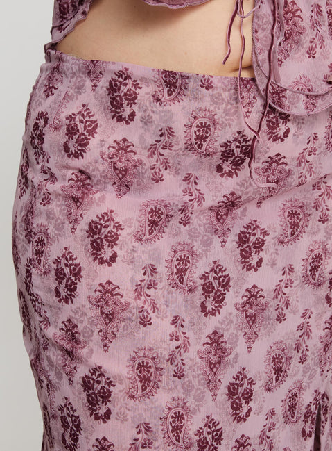 product Princess Polly Nikolise Maxi Skirt Purple Curve Maxi 