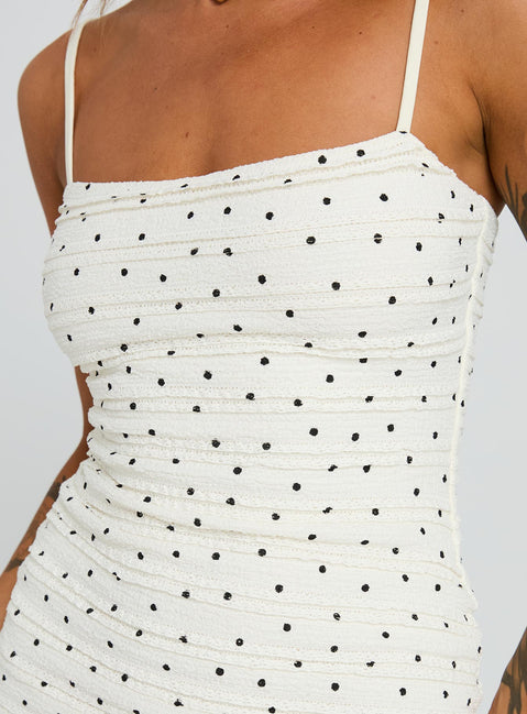 product Princess Polly Gradine Mini Dress Polka Dot Square Neck 
