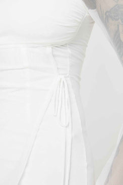 product Princess Polly Martinez Long Sleeve Mini Dress White Square Neck 