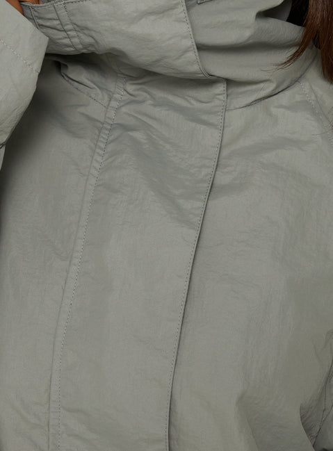 Shoreline Windbreaker Jacket Grey