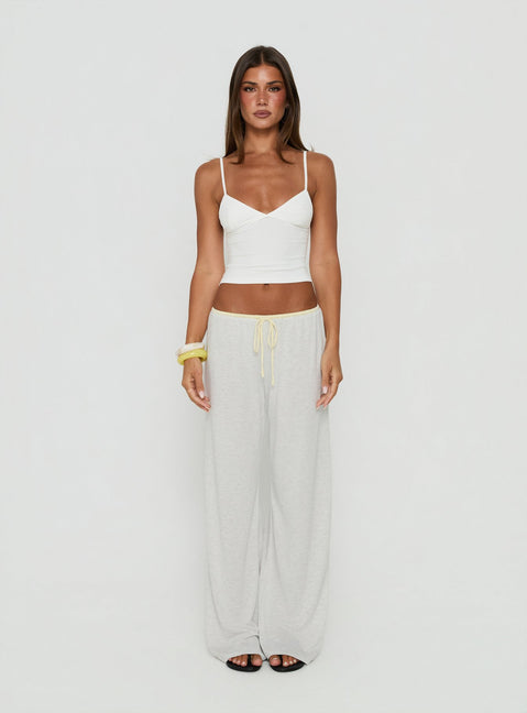 Janaye V Neck Tank White