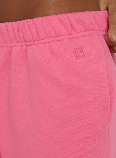 Tynen Baggy Longline Sweatshorts Pink
