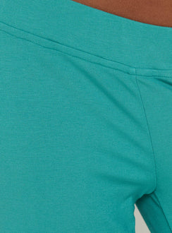 Kassey Gaucho Shorts Teal