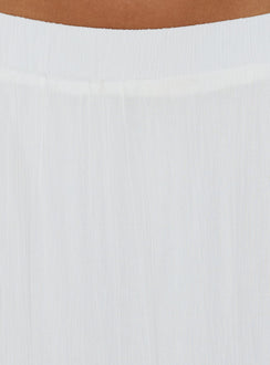 Miriah Maxi Skirt White