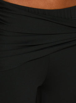 Hadlia Tie Waist Pants Black