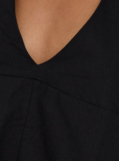 Faira Halter Top Black