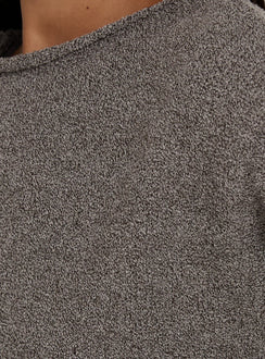 Amelise Knit Poncho Mocha