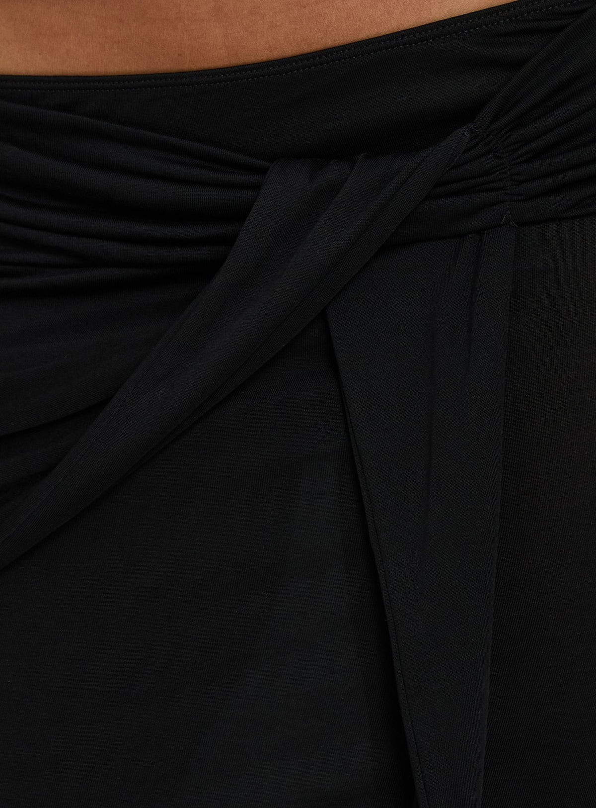 Crafted with the Samelia Wrap Maxi Skirt Black womens-skirts maxi Princess Polly