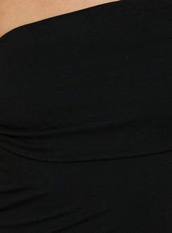 Laurencia One Shoulder Mini Dress Black