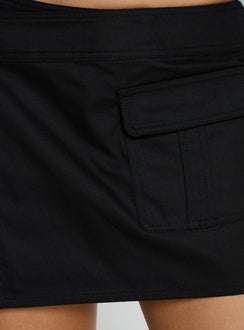 product Princess Polly Samarie Cargo Mini Skirt Black Mini Skirts 