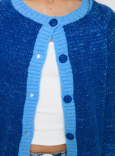 product Princess Polly Oak Meadow Cardigan Blue 