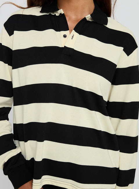 product Princess Polly Nautica Jersey Ink Stripe Longline Jumpers Jumpers 