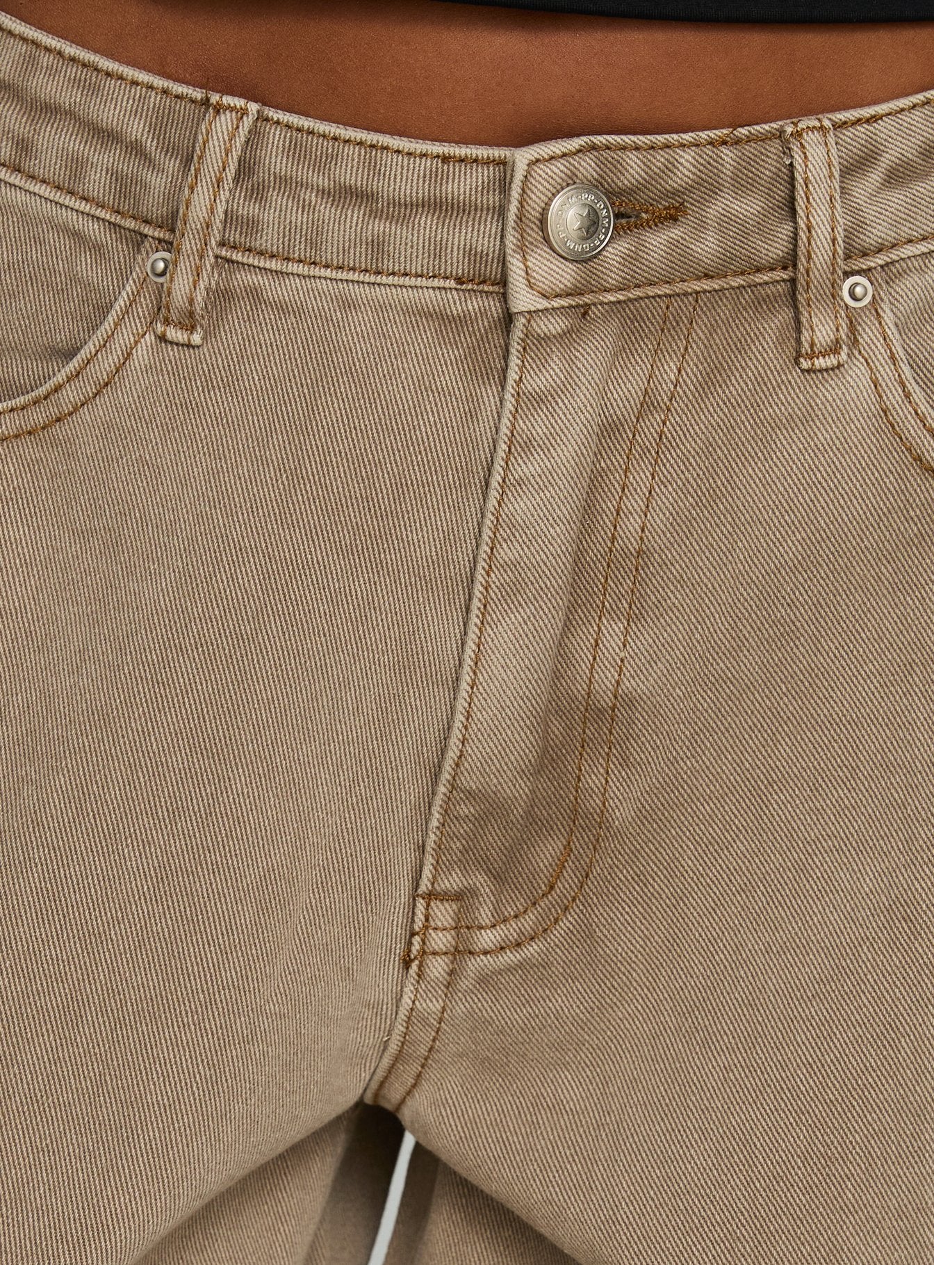 product Princess Polly Naylor Mid Rise Wide Leg Jeans Light Brown Wash Mid Rise Jeans 