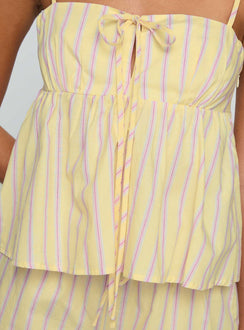 Solaris Cotton Relaxed Set Yellow