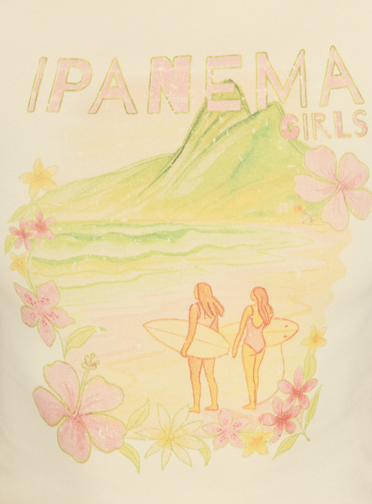 Ipanema Girls Graphic Baby Tee Lemon
