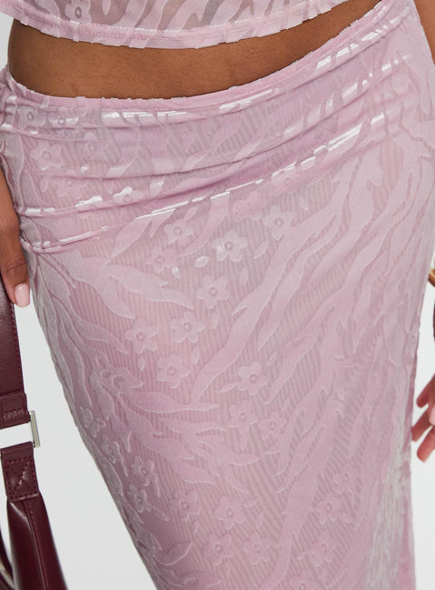 product Princess Polly Kalei Maxi Skirt Pink Floral Maxi 