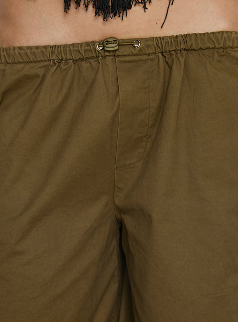 Allyza Baggy Cargo Shorts Olive Petite