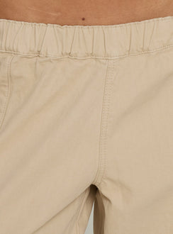 Scarletta Ultra Wide Cargo Pants Natural
