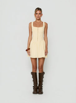 Ettalie Cinched Waist Playsuit Butter