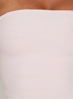 Alyzza Strapless Bandage Mini Dress Pink