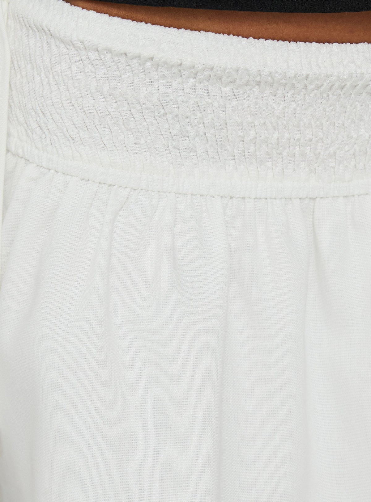 Presenting the Arroyo Linen Mini Skirt White womens-skirts in mini length Princess Polly