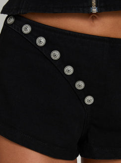 Ashtonn Micro Shorts Black