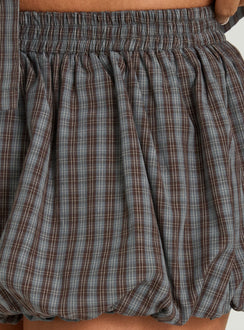 Tuckerr Bubble Skort Grey Check