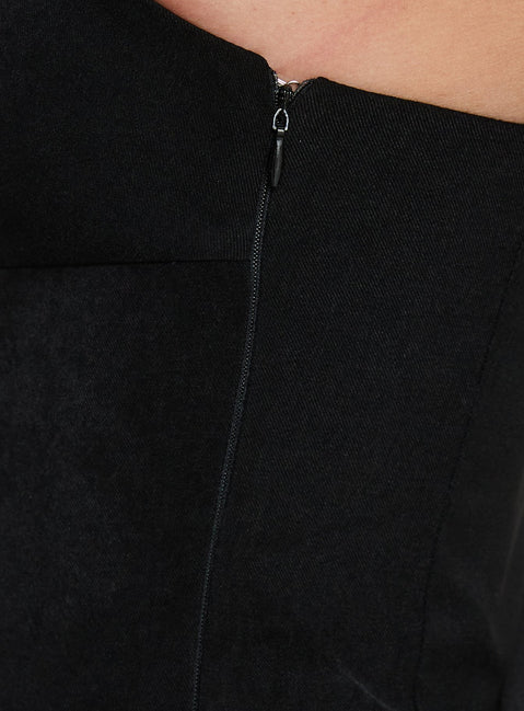 Piatta Wrap Romper Black