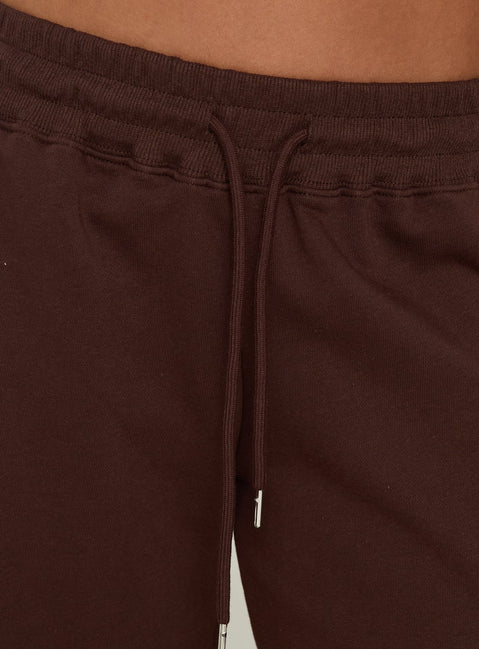 Nikko Longline Fleece Shorts Brown