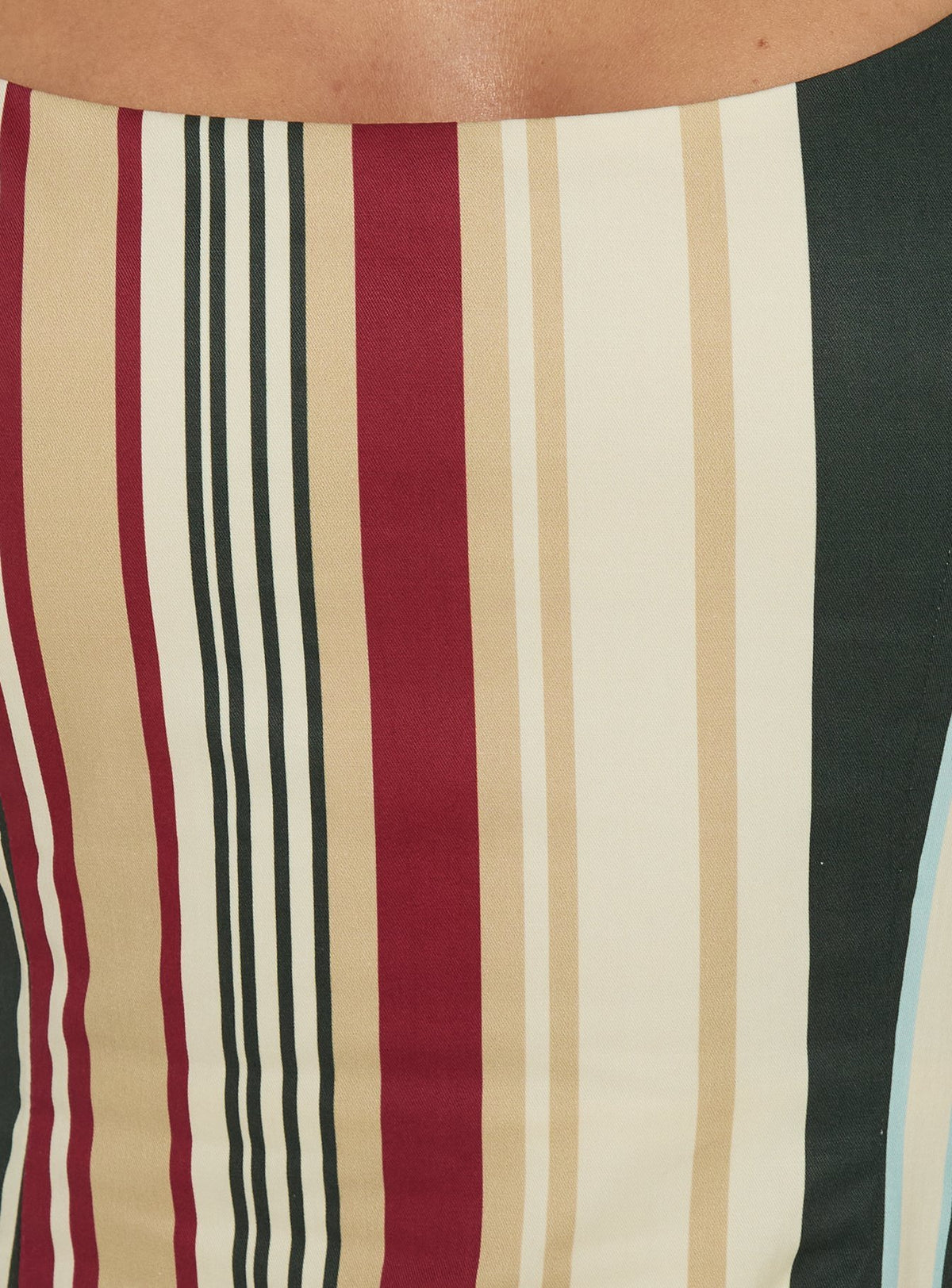 Yumiko Scoop Playsuit Multi Stripe