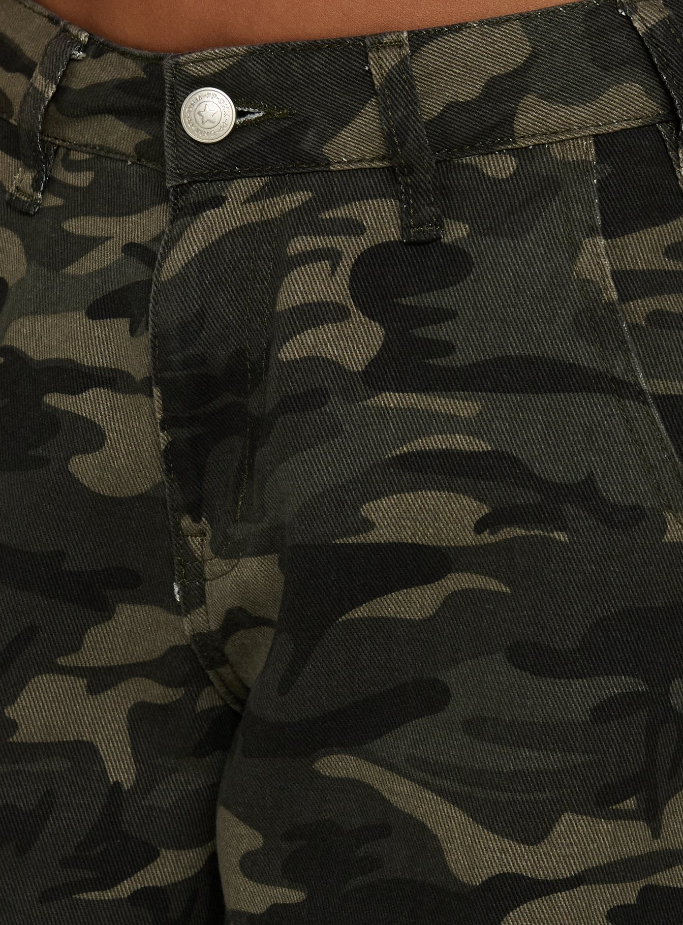 Presenting Hudsen Cargo Pants Camo womens-regular-pants with mid-rise detail product