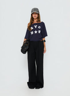 NYC 1997 Loose Graphic Tee Navy