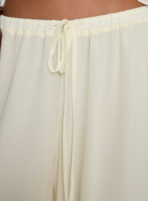product Princess Polly Finesse Pants Yellow High Rise Pants 