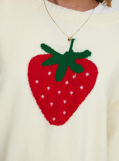 product Princess Polly Living Is Easy Knit Sweater White Long 