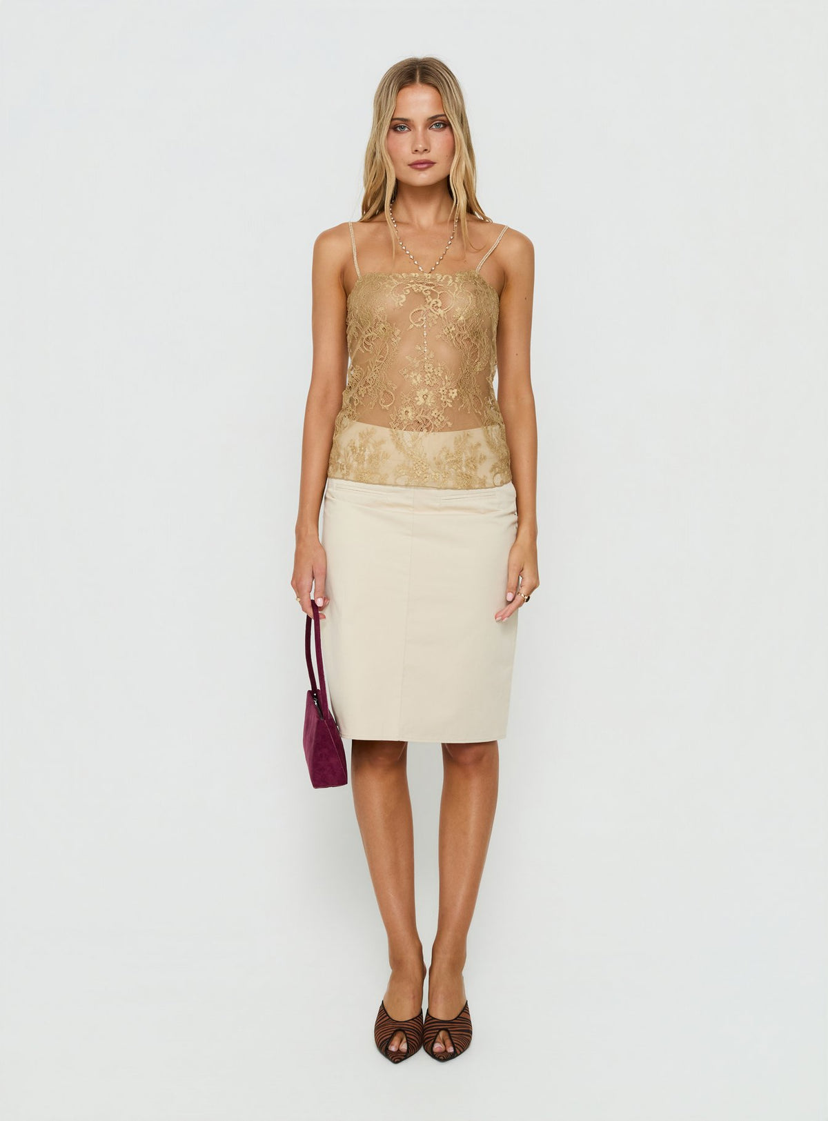 Golden Hour Cami Top Gold