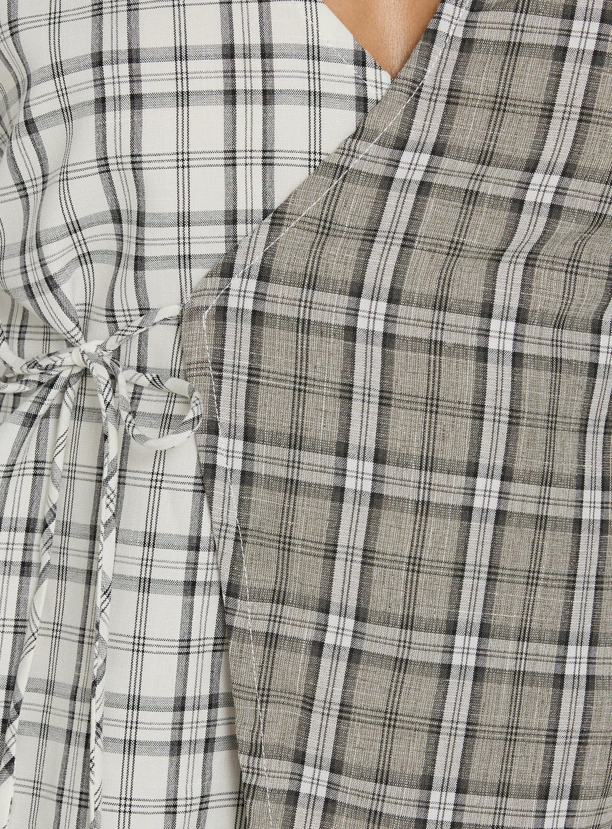 Rummie Long Sleeve Spliced Shirt Check
