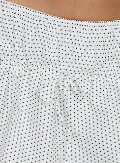 product Princess Polly Nomi Mini Skirt White Polka Dot Mini Skirts 